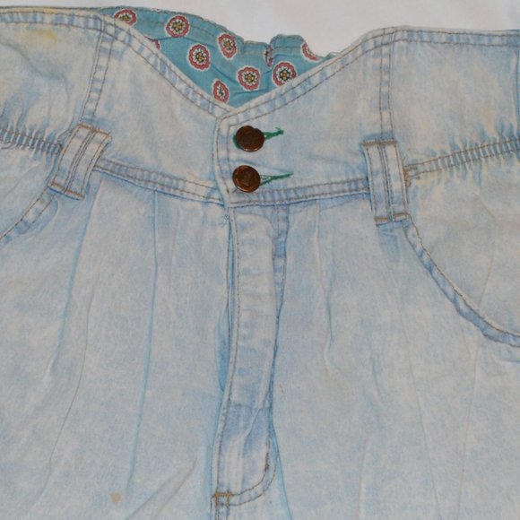 Vintage BONGO High-Waisted Mom Fold Jean Shorts - Picture 4 of 10